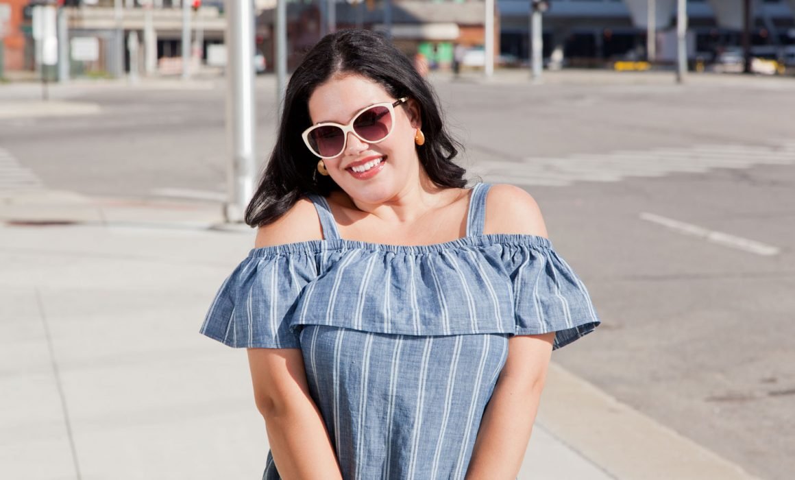 Detroit-Debutante-Striped-Off-the-Shoulder-Dress-04 Img